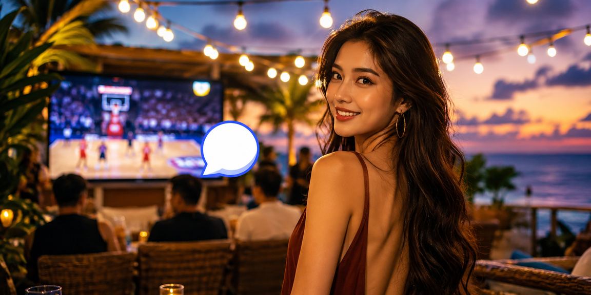 Mô hình người dùng đang chơi cá cược bóng rổ trên thiết bị di động